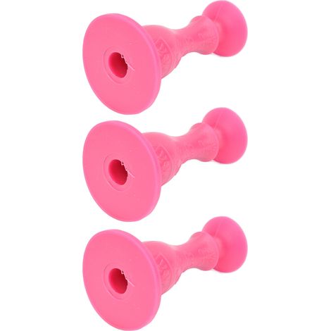 Lot de 3 supports de porte de lave-linge, maintient la porte ouverte pour aérer et éviter les odeurs, favorise la circulation d'air, support pour téléphone, butée de porte de chevet, rose (1/5)