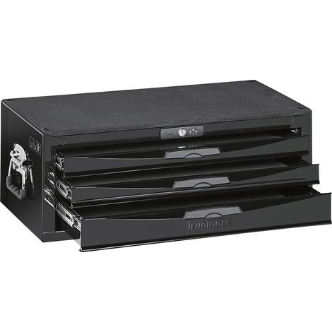 Coffre à outils noir 3 tiroirs Teng Tools TC803NBK