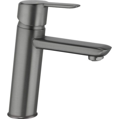 Miscelatore lavabo in ottone finitura titanio - Stapol