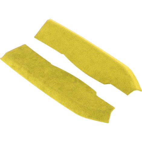 2 mm breite Wildleder-Mittelleisten für Subaru BRZ (2013–2020), gelbe Innenausstattung, 2-teiliges Set (1/5)