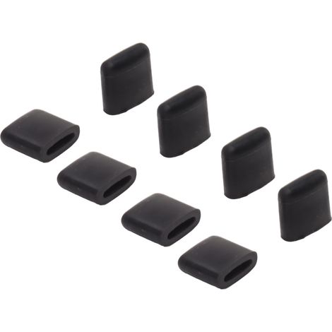 Lot de 8 pieds en silicone pour friteuse/grill, pare-chocs en silicone, embouts de rechange anti-rayures portables en silicone pour friteuse de cuisine (1/5)