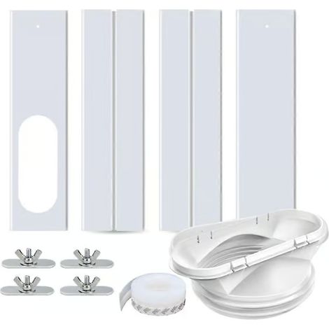 Kit de climatisation portable pour fenêtre, fenêtre réglable, kit de ventilation coulissant pour climatiseur (1/5)