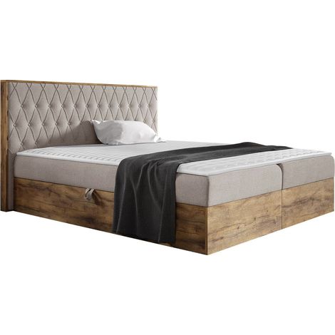 Cama continental Navis II, Faro 20, Continental, Doble, 180x200, Tapiz, Somieres, 188x208x103cm