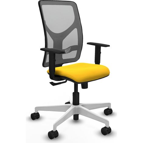 Silla de oficina piqueras y crespo Motilla gris malla (1/2)
