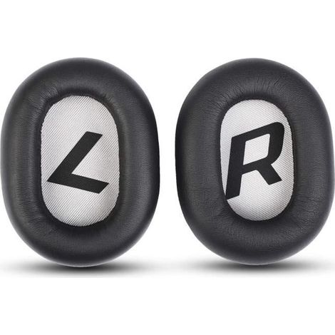 2 coussinets de remplacement, mousse haute densité et cuir protéiné, pour casque Plantronics BackBeat Pro 2 et Voyager 8200 UC, confort optimal et isolation acoustique renforcée
