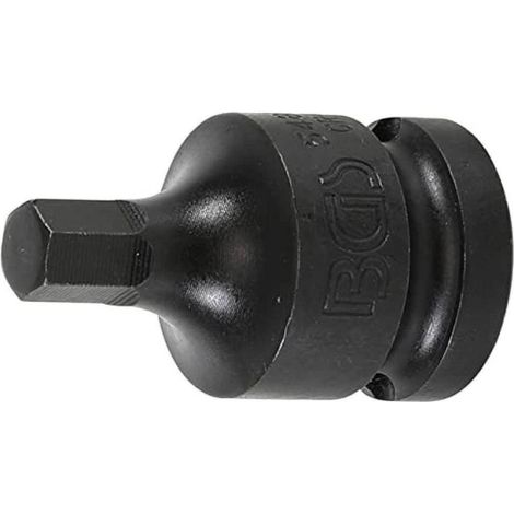 Douille à Embouts à Choc 42 mm - 12,5 mm (1/2), Six Pans Intérieurs 8 mm - Robuste et Précise - D-Work