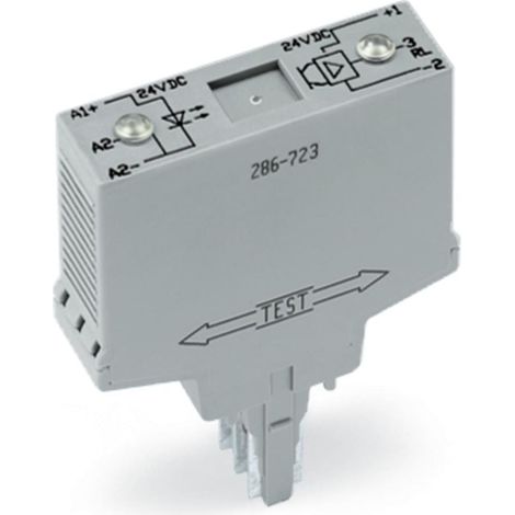 [NEUWERTIG] B-Ware Wago Optokopplerrelais Relais Grau Steckanschluss Schaltspannung 30 V/Dc