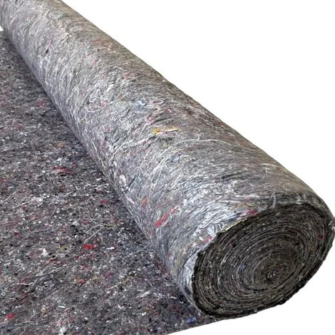 Feltro protettivo antiscivolo composto da fibre riciclate 25x1mt 180gr. (1/5)