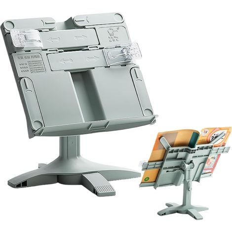 Porte-Livre Pour Lecture,Support pour Livres Lourds - Support Rotatif Portable pour Partition Musicale École Bible Cuisine Livre de Recettes Agenda Document Cahier Lit Piano Partition Pour (1/5)