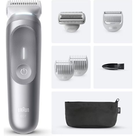Braun Series 7 BG7550 rasoio elettrico / regolabarba / tagliabasette Grigio (1/2)
