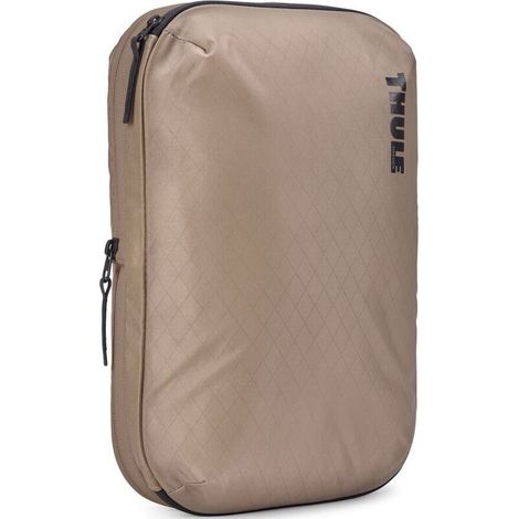 Cubo organizador de compresión Thule 5561, tamaño mediano, color beige suave. (1/3)