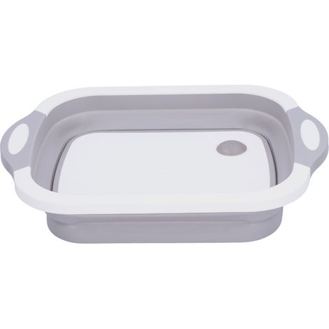 Planche à découper pliable, égouttoir à légumes portable pour intérieur et extérieur (1/5)