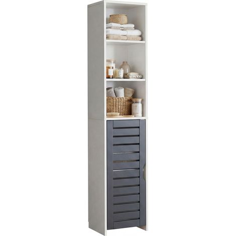 Badmöbel Badschrank Hochschrank Flonali