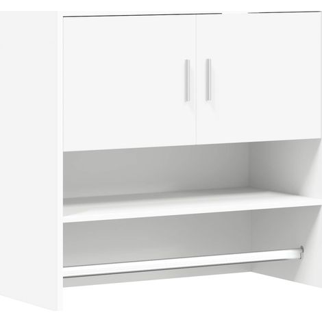 Estante de pared Montada en la pared Blanco 80 x 36 x 80 cm vidaXL