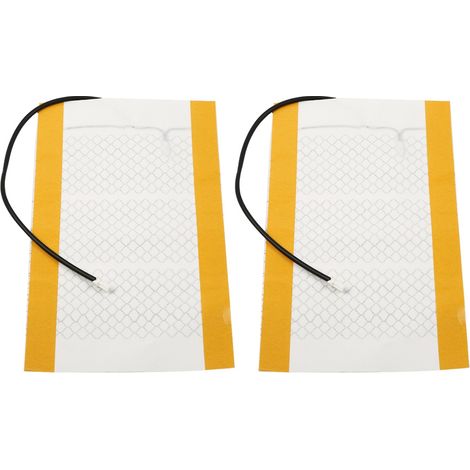 48x27cm 12V Paire de coussins chauffants de siège auto en fibre de carbone, kit universel pour voiture (1/5)