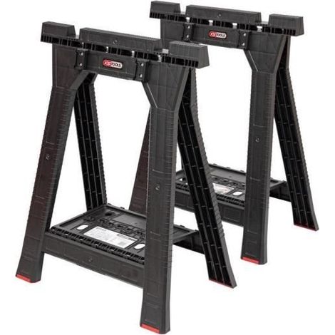 Tretaux - KS TOOLS - 850.0390F - Klappbare Treteaux für SCM-Kisten - Treteaux für Werkbänke - Klappbarer Treteau (1/4)