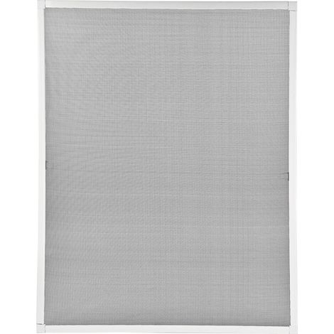 Alu Fliegengitter Fenster Mückenschutz Insektenschutz 120x140 cm weiß (1/5)
