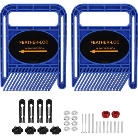 de 2 guides de coupe réglables et extensibles pour le