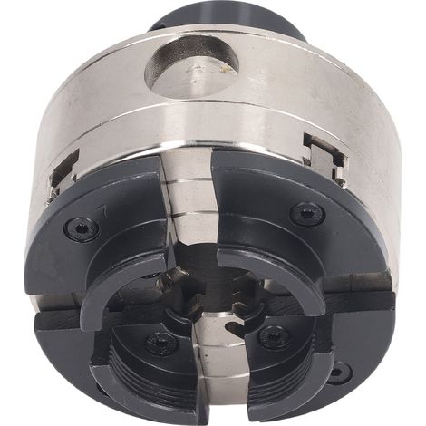 Mandrin de tour en acier allié 3,75 po 1 po x 8 TPI M33 x 3,5 TPI Mini mandrin à 4 mors pour tours à bois, pour rectifieuses et fraiseuses (1/5)