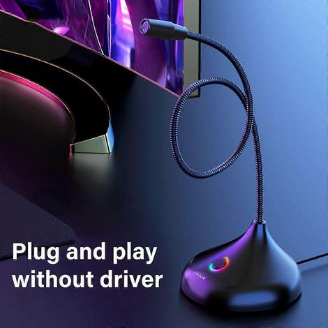 Microphones RGB de bureau pour le chat vidéo et les réunions en ligne avec réduction (1/4)
