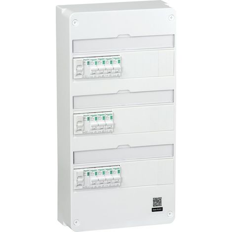 Vorkonfektionierter und vorverdrahteter T3-T4 3-reihiger Elektroverteiler Resi9 XP, SCHNEIDER EL SCHNEIDER ELECTRIC (1/5)