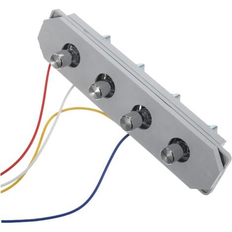 Interrupteurs De Clavier En Plastique Pour Hotte Aspirante 4 Boutons Pièces Détachées Remplacement Facile Compatible La Cuisine Et Restauration (1/5)