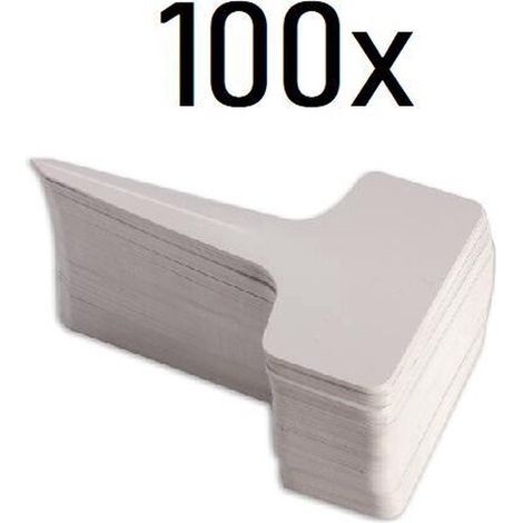 Étiquettes pour plantes de qualité supérieure - Lot de 100 - 10 x 6 cm - Bâtonnets, étiquettes et étiquettes pour plantes (1/3)