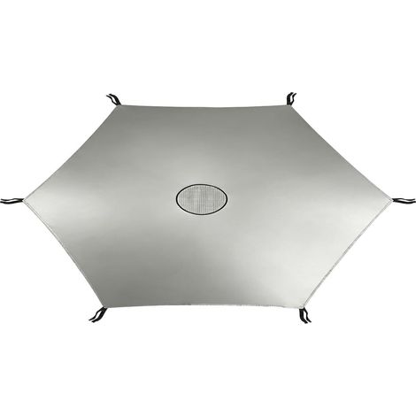 Toile d'ombrage imperméable et résistante pour trampoline d'extérieur, idéale pour protéger votre jardin (terrasse, pelouse, cour) grâce à sa texture raffinée. Dimensions : 1,83 m.