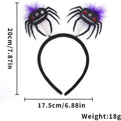 1 Bandeau Halloween,Accessoire cheveux,Globe oculaire,Taille unique,Fête dansante (1/5)