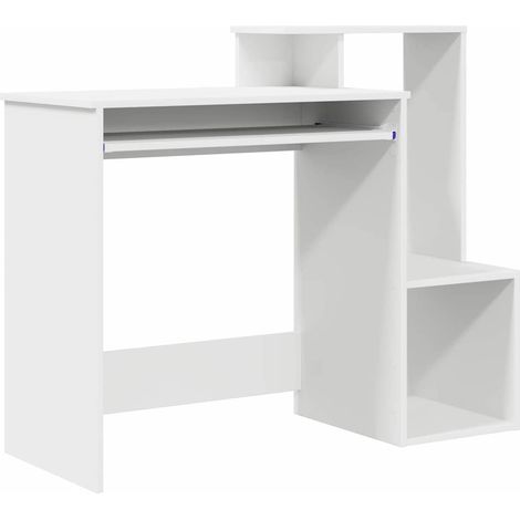 Maison Exclusive - Schreibtisch mit Regal Weiß 106 x 41 x 88.5 cm