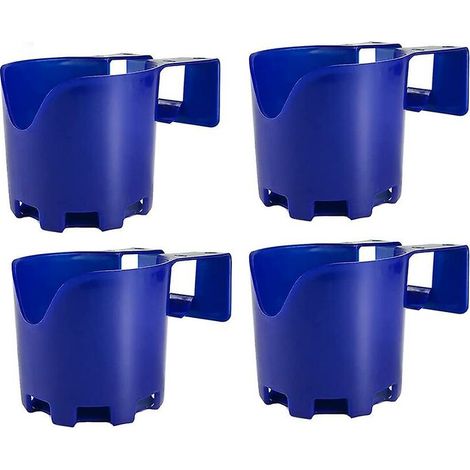 Green Mobility-Lot de 4 portegobelets pour piscine hors sol sans déversement (bleu) (1/5)