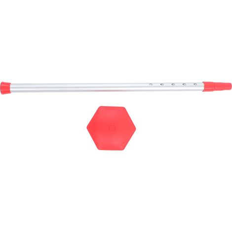 Tige télescopique amovible en alliage d'aluminium léger pour support de sac de golf, bâton de voyage rouge (1/5)