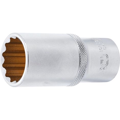 Llave de vaso 12 caras, larga  entrada 12,5 mm (1/2")  26 mm (1/2)