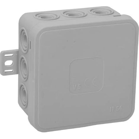 ORNO CLICK BOITE DE DERIVATION EN SAILLIE IP54 12 VOIES 75X75X41MM OR-JB-13802/G