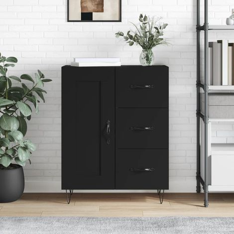 Sideboard Schwarz 69,5x34x90 cm Holzwerkstoff vidaXL (1/5)