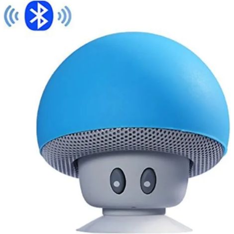 Enceinte Bluetooth - Haut-Parleur Sans Fil Mini à Ventouse - Résistant Aux Éclaboussures - Pour Salle De Bain Extérieur Camping - 1 Pièce
