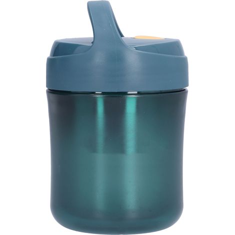 Boîte isotherme 500 ml en acier inoxydable 304 et silicone étanche, idéale pour garder au chaud les soupes (bleu). (1/5)