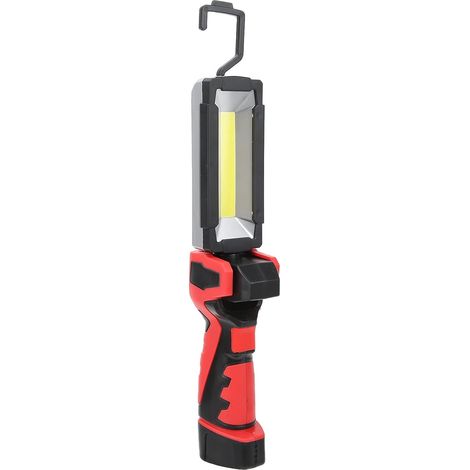Lámpara de trabajo LED portátil recargable por USB, 5 modos de iluminación, plegable, mecánica, para taller de reparación de automóviles. (1/5)