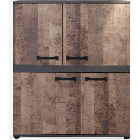 Marzi Legno laminato - Matera grigio / quercia tabac (1/5)