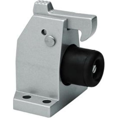 Support de porte de porte 3871 0000 22 LM argent laqué. Montage au sol (1/3)