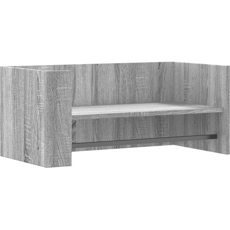 Maison Exclusive - Wandregal Grau Sonoma 70,5x35x30,5 cm Holzwerk