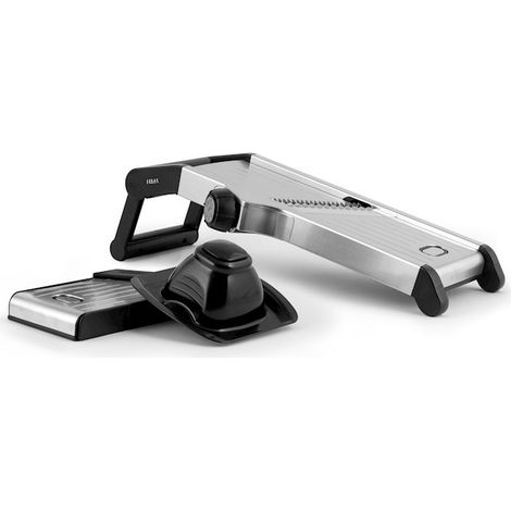 Cortadora ajustable de 2 cuchillas de acero inoxidable con salvadita
