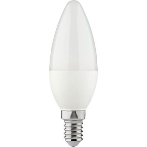 Ampoule Flamme E14 - Dépolie - Blanc chaud - 2700K - Lot de 2 - 25W