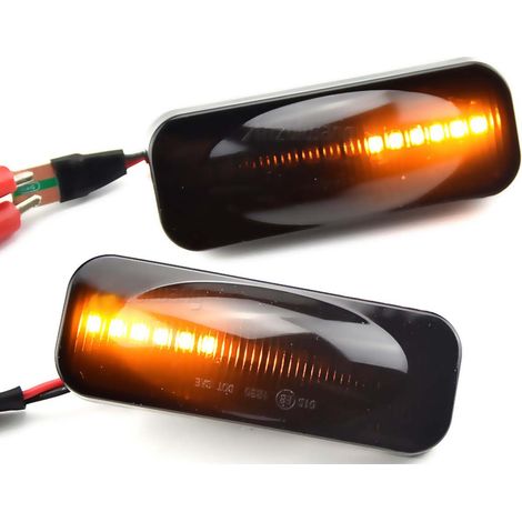 Kit Freccia Laterale a Led Side Marker Dinamica Lente Fume Opel Omega B 09.2000-07.2003 OEM 09231167 (1/3)