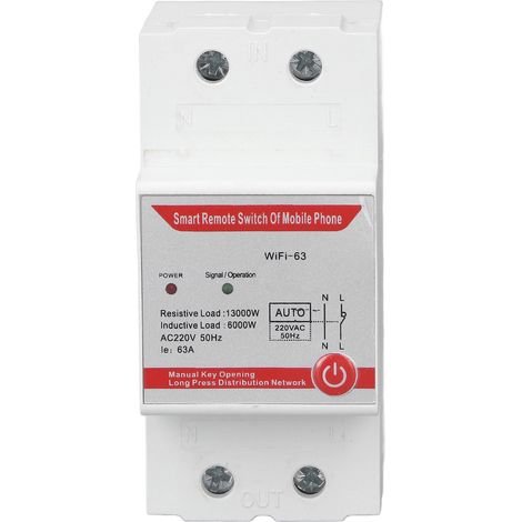 Tuya Funk-Smart-Schalter, Funkfernbedienung mit großer Reichweite, Mehrbenutzerfähigkeit, programmierbarer Timer, 220 V, für Smart Home (1/5)
