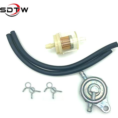 Robinet essence 3 sorties compatible GY6 scooter, quad, karting (1/5)
