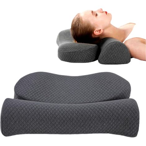 Oreiller Cervical - Oreiller Cervical pour Dormeur Côté et Confort Nuque - (1/5)