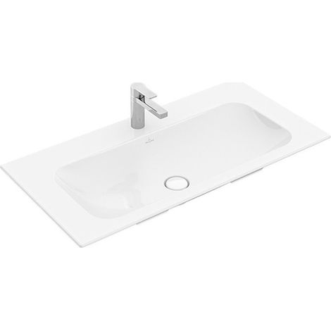 V&B FINION lavabo con troppopieno rivestito ViFlow 1000x500mm bianco C +