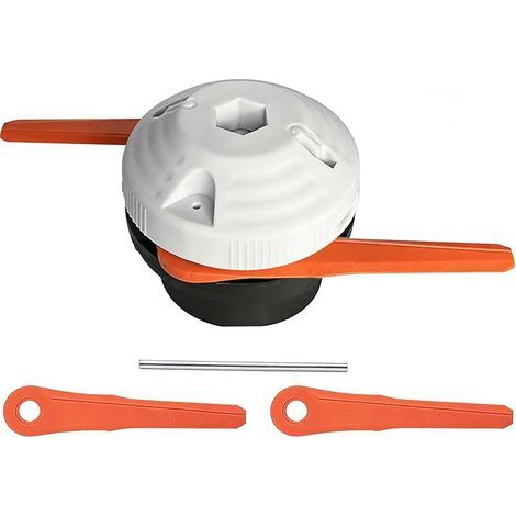 Tête de débroussailleuse Polycut 6-2 pour STIHL FS38 FSA60R FSA86R FS40 FS50 – 4 lames – Coupe précise pour terrains difficiles (1/5)