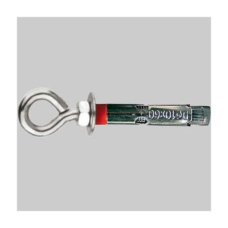 TASSELLO PESANTE CON OCCHIOLO - M10 x 70 mm Ø 12